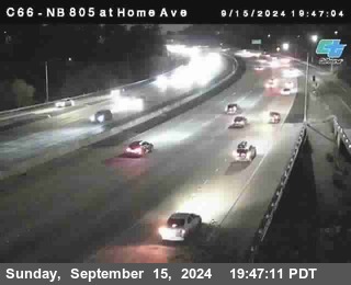 NB 805 at Home Ave (On Ramp)