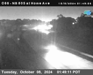 NB 805 at Home Ave (On Ramp)