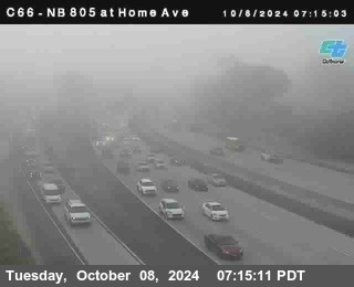 NB 805 at Home Ave (On Ramp)