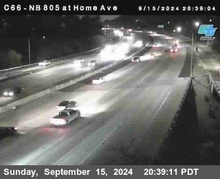 NB 805 at Home Ave (On Ramp)