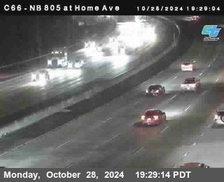 NB 805 at Home Ave (On Ramp)