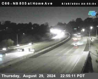 NB 805 at Home Ave (On Ramp)