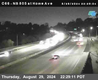 NB 805 at Home Ave (On Ramp)