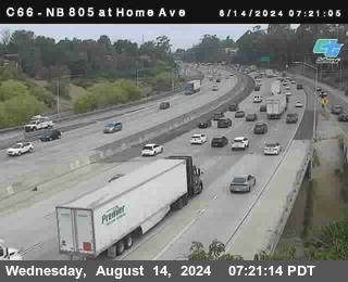 NB 805 at Home Ave (On Ramp)