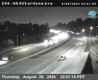 NB 805 at Home Ave (On Ramp)