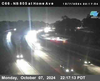 NB 805 at Home Ave (On Ramp)