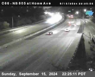 NB 805 at Home Ave (On Ramp)