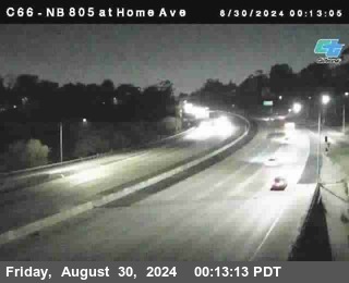 NB 805 at Home Ave (On Ramp)