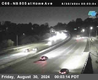 NB 805 at Home Ave (On Ramp)