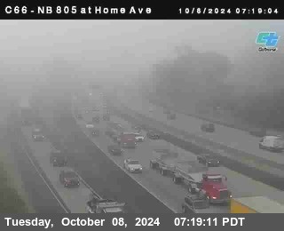 NB 805 at Home Ave (On Ramp)