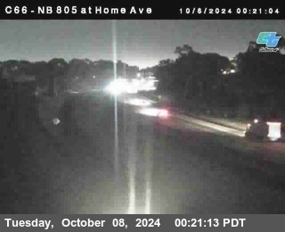 NB 805 at Home Ave (On Ramp)