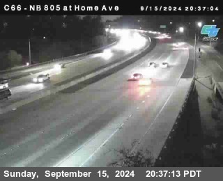 NB 805 at Home Ave (On Ramp)