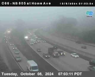 NB 805 at Home Ave (On Ramp)