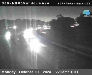 NB 805 at Home Ave (On Ramp)