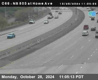 NB 805 at Home Ave (On Ramp)