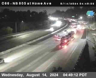 NB 805 at Home Ave (On Ramp)