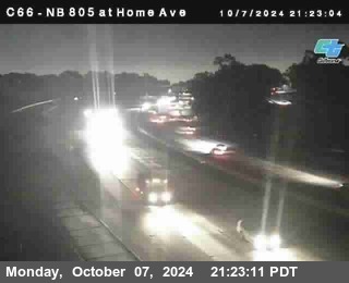 NB 805 at Home Ave (On Ramp)