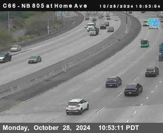 NB 805 at Home Ave (On Ramp)