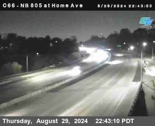 NB 805 at Home Ave (On Ramp)