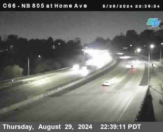 NB 805 at Home Ave (On Ramp)