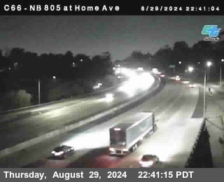 NB 805 at Home Ave (On Ramp)