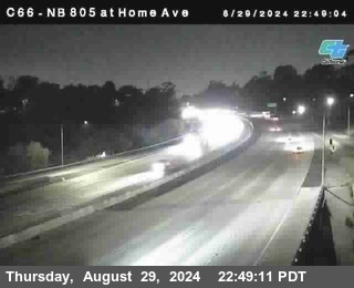 NB 805 at Home Ave (On Ramp)