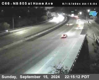 NB 805 at Home Ave (On Ramp)