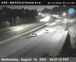 NB 805 at Home Ave (On Ramp)