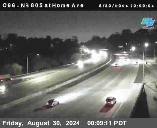 NB 805 at Home Ave (On Ramp)