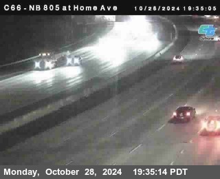 NB 805 at Home Ave (On Ramp)