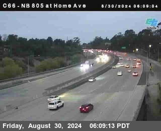 NB 805 at Home Ave (On Ramp)