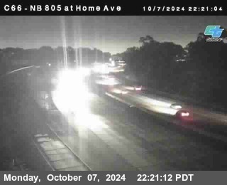 NB 805 at Home Ave (On Ramp)