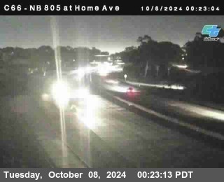 NB 805 at Home Ave (On Ramp)