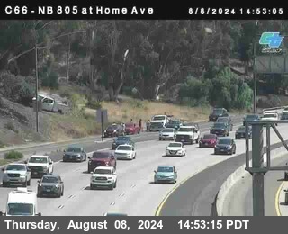 NB 805 at Home Ave (On Ramp)