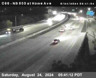 NB 805 at Home Ave (On Ramp)