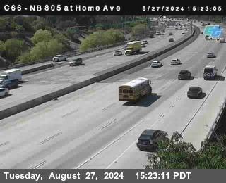 NB 805 at Home Ave (On Ramp)