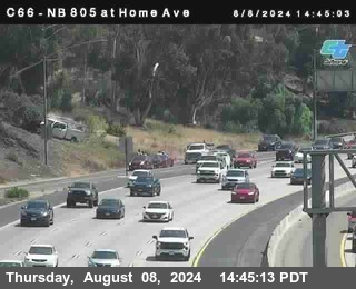 NB 805 at Home Ave (On Ramp)