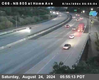 NB 805 at Home Ave (On Ramp)