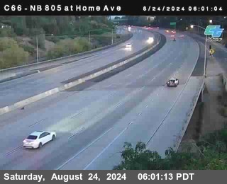 NB 805 at Home Ave (On Ramp)