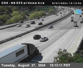 NB 805 at Home Ave (On Ramp)