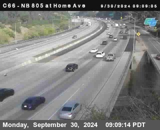 NB 805 at Home Ave (On Ramp)