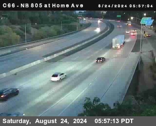 NB 805 at Home Ave (On Ramp)