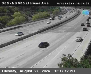 NB 805 at Home Ave (On Ramp)