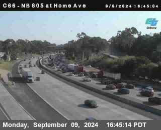 NB 805 at Home Ave (On Ramp)