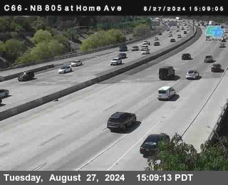 NB 805 at Home Ave (On Ramp)