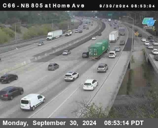 NB 805 at Home Ave (On Ramp)