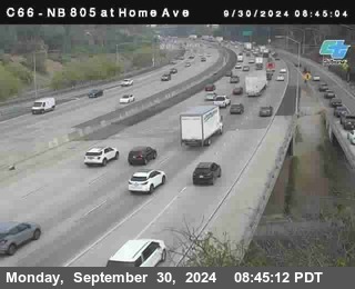 NB 805 at Home Ave (On Ramp)