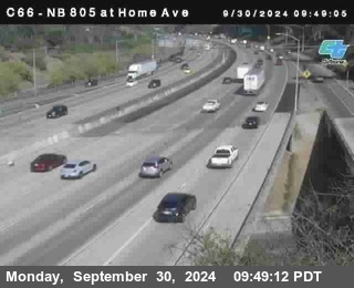 NB 805 at Home Ave (On Ramp)