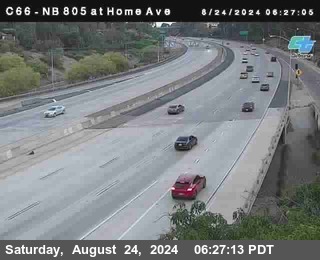 NB 805 at Home Ave (On Ramp)