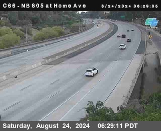 NB 805 at Home Ave (On Ramp)